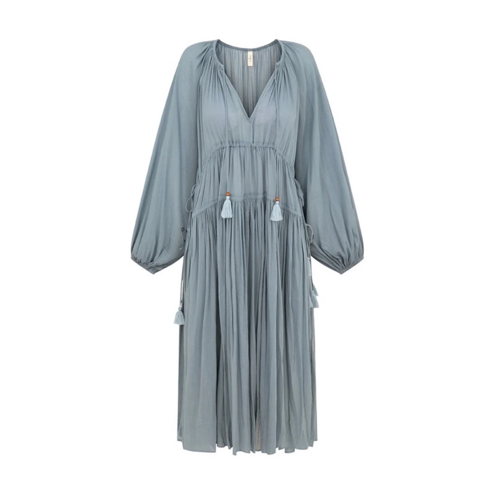 Spell Belladonna Gown Dusty Blue